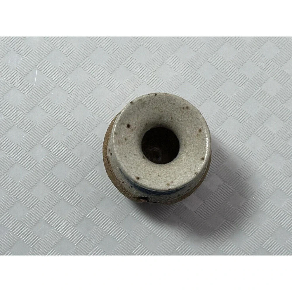 Mini‎ Engraved Sailboat 1 5/8” Pottery Vase